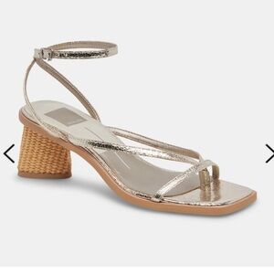 Dolce Vita Bevita Strappy Rattan Heel